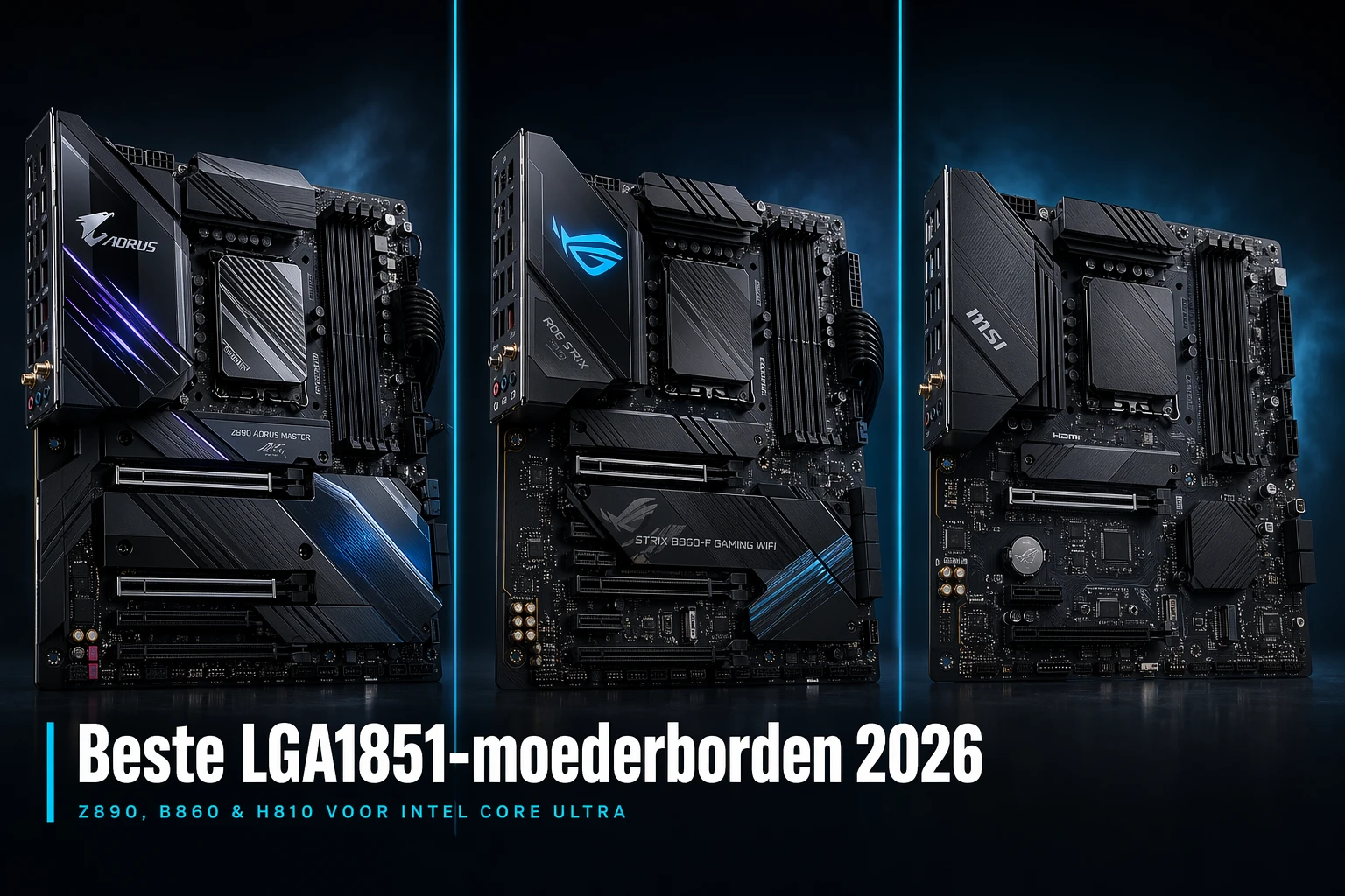LGA1851 moederbord met Thunderbolt-poorten