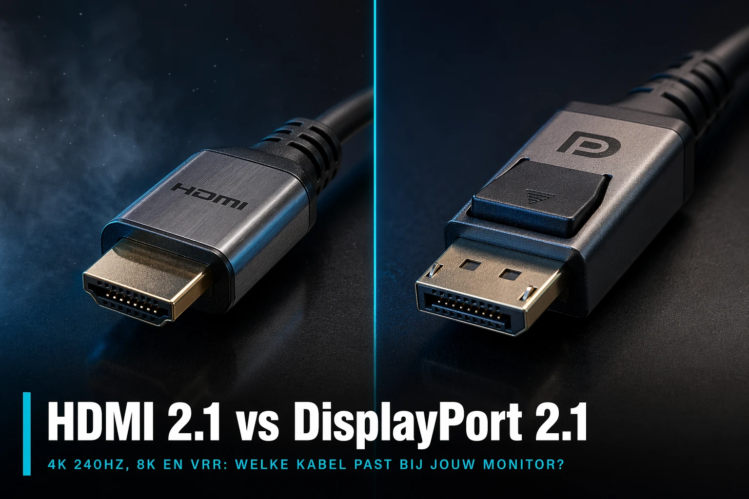 HDMI en DisplayPort kabels vergelijking