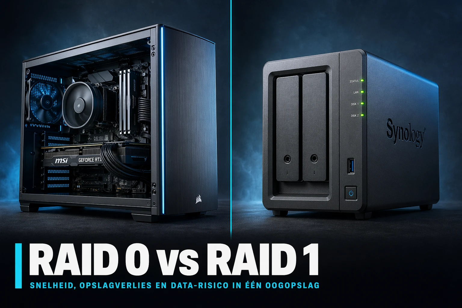 RAID-configuratie met meerdere SSDs