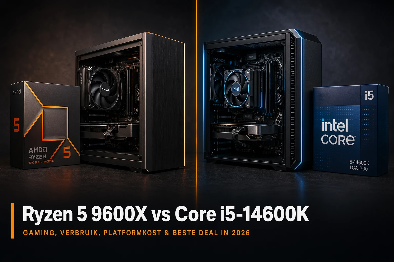 AMD Ryzen en Intel Core CPU's