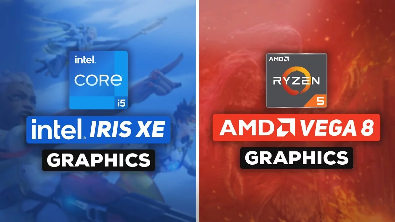 AMD Radeon graphics vs Intel Iris Xe Graphics